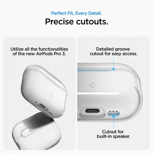 Spigen AirPods Pro 3 Cover Liquid Crystal Crystal Clear