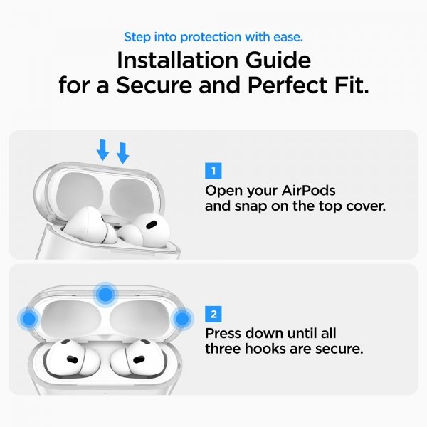 Spigen AirPods Pro 3 Cover Liquid Crystal Crystal Clear