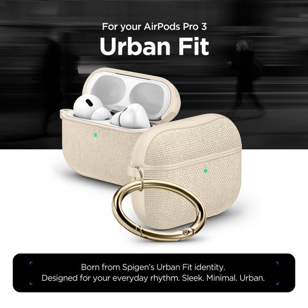 Spigen AirPods Pro 3 Cover Urban Fit Dune Beige