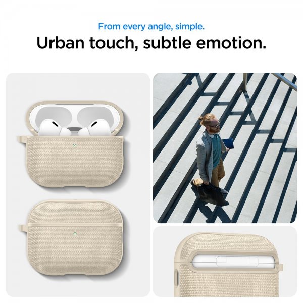 Spigen AirPods Pro 3 Cover Urban Fit Dune Beige