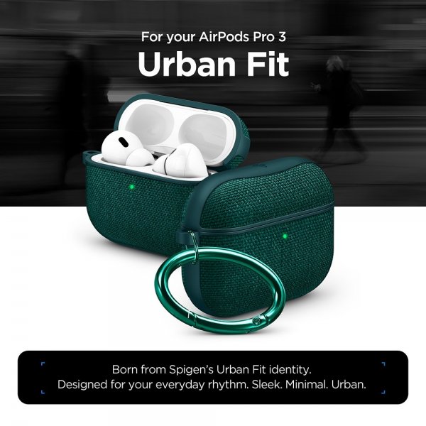 Spigen AirPods Pro 3 Cover Urban Fit Midnight Green