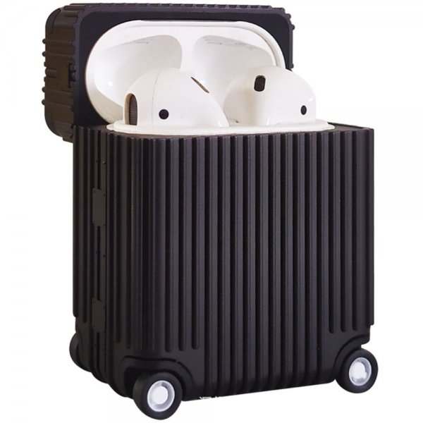 AirPods Pro/AirPods Pro 2 Cover Kufferdesign Sort