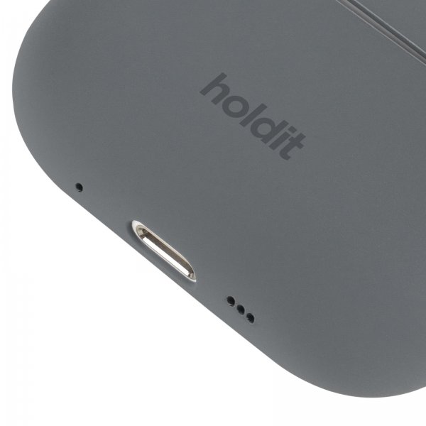 holdit AirPods Pro/AirPods Pro 2 Cover Silikone Space Gray