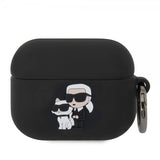Karl Lagerfeld AirPods Pro Cover 3D Logo Sort