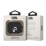 Karl Lagerfeld AirPods Pro Cover 3D Logo Sort