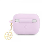 Guess AirPods Pro Skal Classic Logo 4G Charm Lilla