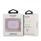 Guess AirPods Pro Skal Classic Logo 4G Charm Lilla