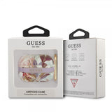 Guess AirPods Pro Cover Blomsterprint & Guldkrog Lilla