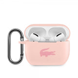 Lacoste AirPods Pro Cover Liquid Silicone Glossy Logo Rosa