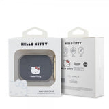 Hello Kitty AirPods Pro Cover Flydende Silikone Sort