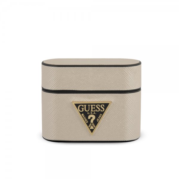 Guess AirPods Pro Skal Saffiano Case Beige