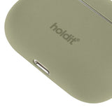 holdit AirPods Pro/AirPods Pro 2 Skal Silikon Khaki Green