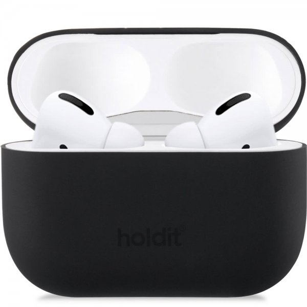 holdit AirPods Pro/AirPods Pro 2 Cover Silikone Sort