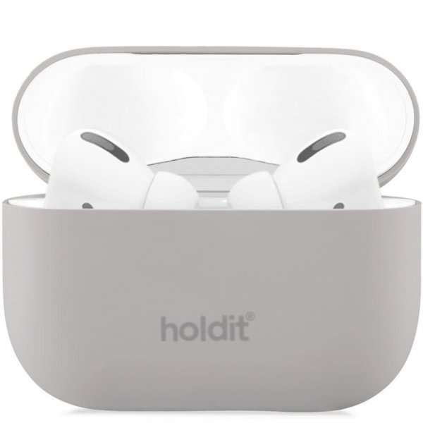 holdit AirPods Pro/AirPods Pro 2 Cover Silikone Taupe