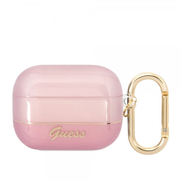 Guess AirPods Pro Skal Translucent Rosa