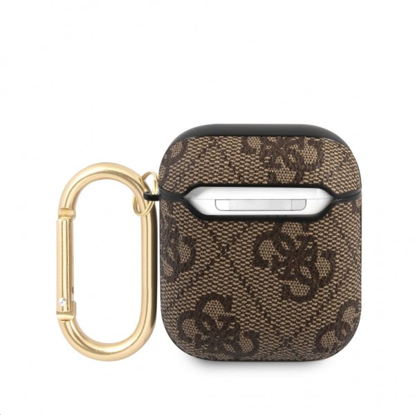 Guess AirPods (1/2) Cover 4G Script Brun