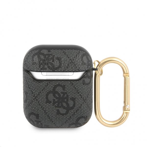 Guess AirPods (1/2) Cover 4G Script Grå