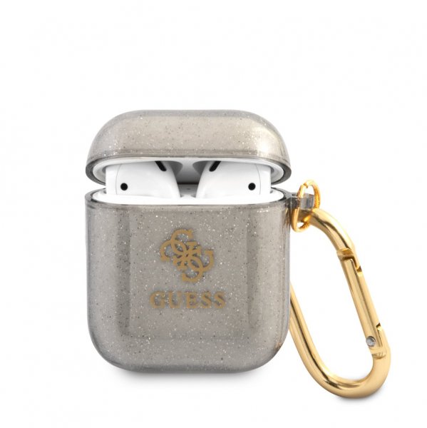 Guess AirPods (1/2) Skal Glitter Case Sort