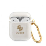 Guess AirPods (1/2) Cover Glitter Transparent