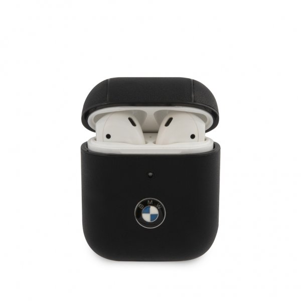 BMW AirPods (1/2) Skal Læder Cover Sort