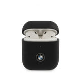 BMW AirPods (1/2) Skal Læder Cover Sort