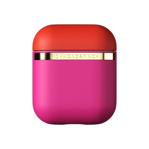 Richmond & Finch AirPods (1/2) Cover Magenta Stripe