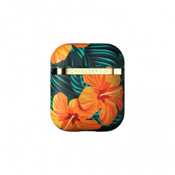 Richmond & Finch AirPods (1/2) Cover Orange Hibiscus