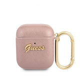 Guess AirPods (1/2) Cover Saffiano Rosa