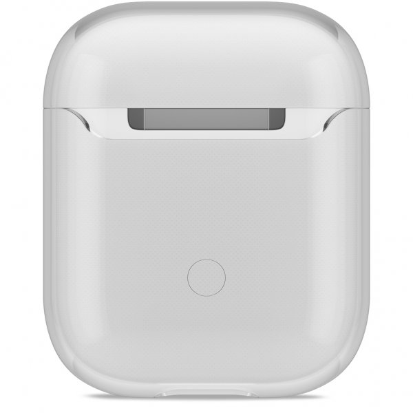 holdit AirPods (1/2) Cover Seethrough Hvid