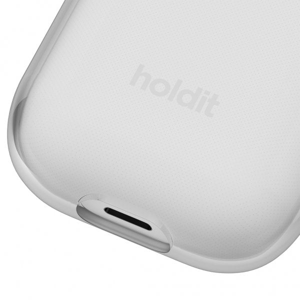 holdit AirPods (1/2) Cover Seethrough Hvid