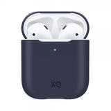 Xqisit AirPods (1/2) Cover Silikone Etui Blå