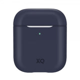 Xqisit AirPods (1/2) Cover Silikone Etui Blå