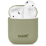 holdit AirPods (1/2) Skal Silikone Nygård Khaki Green