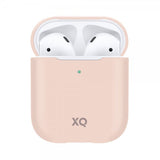 Xqisit AirPods (1/2) Cover Silikone Rosa