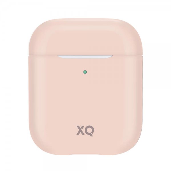 Xqisit AirPods (1/2) Cover Silikone Rosa