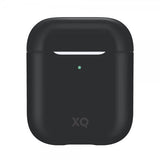 Xqisit AirPods (1/2) Skal Silikonecover Sort