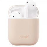 holdit AirPods (1/2) Cover Silikone Beige