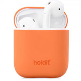 holdit AirPods (1/2) Cover Silikone Orange