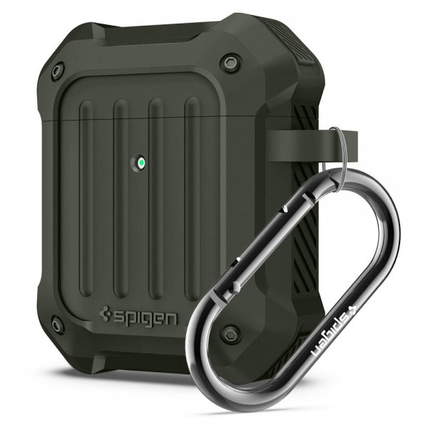 Spigen AirPods (1/2) Cover Tough Armor Militærgrøn