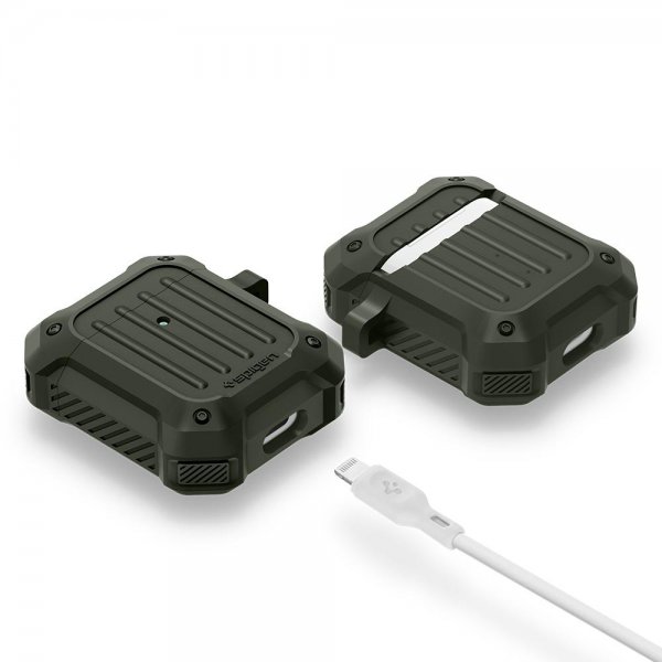Spigen AirPods (1/2) Cover Tough Armor Militærgrøn
