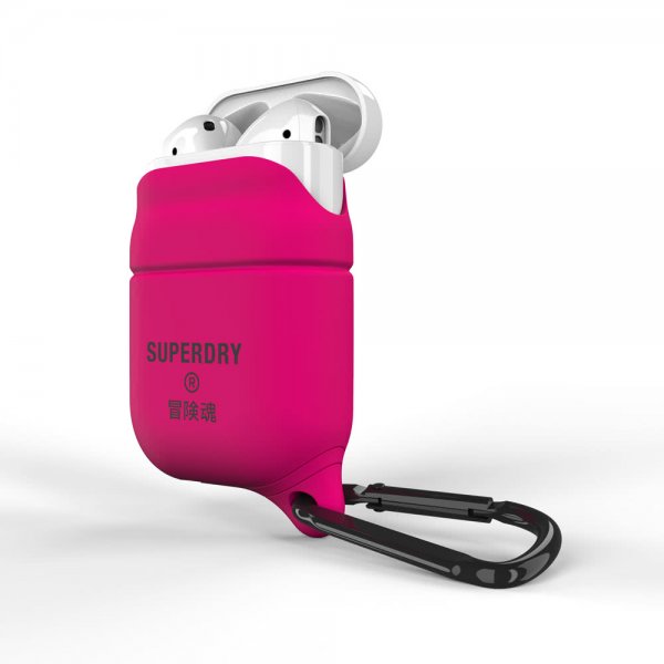 Superdry AirPods (1/2) Cover Vandtæt Rosa