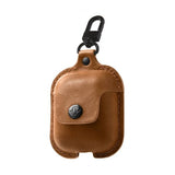 Twelve South AirSnap AirPods (1/2) Cover Ægte Læder Brun