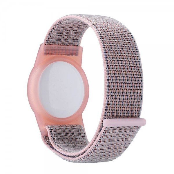 Mobile Origin AirTag Armbånd Nylon Rosa
