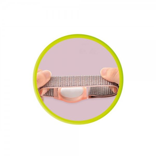 Mobile Origin AirTag Armbånd Nylon Rosa