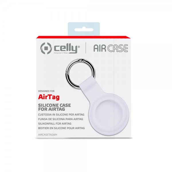 Celly AirTag Holder AirCase Hvid