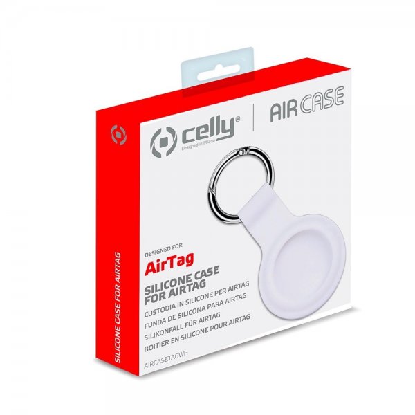 Celly AirTag Holder AirCase Hvid