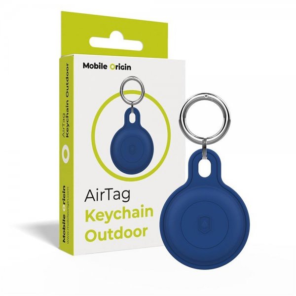 Mobile Origin AirTag Holder Nøglering Outdoor Blå