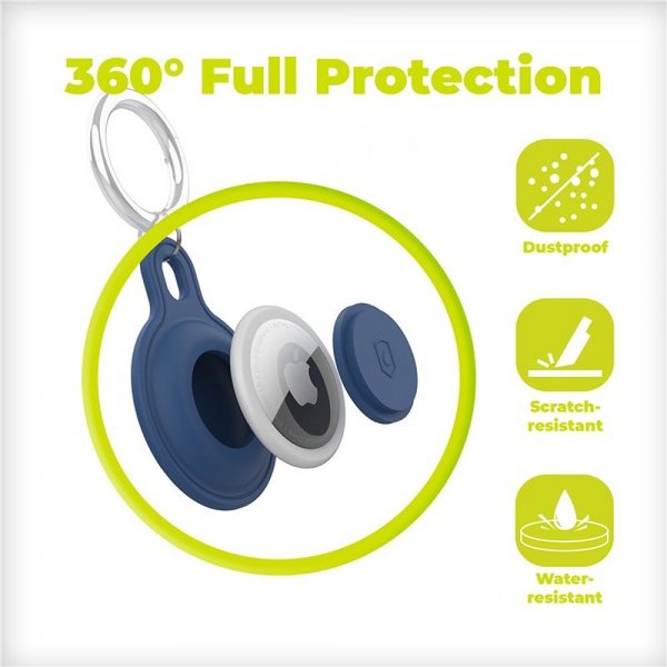 Mobile Origin AirTag Holder Nøglering Outdoor Sort