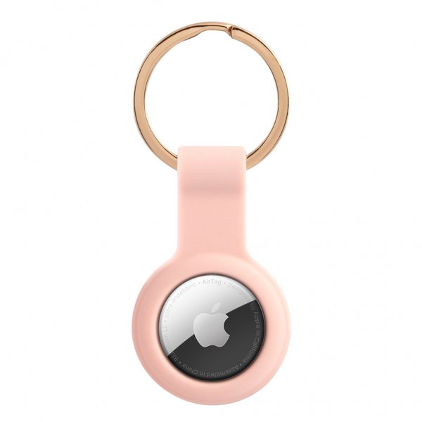 Guess AirTag Holder med Logo Rosa