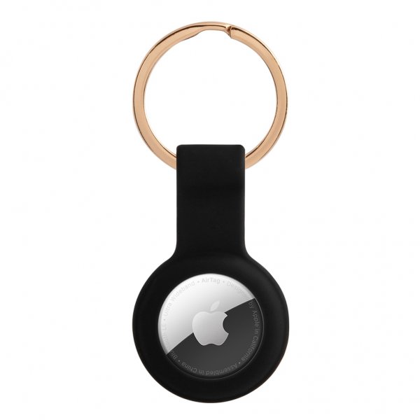 Guess AirTag Holder med Logo Sort